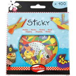 Gommettes Pirates 100 pièces - Maildor