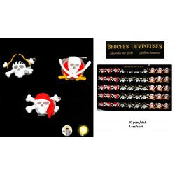 Broche Lumineuse Pirate 