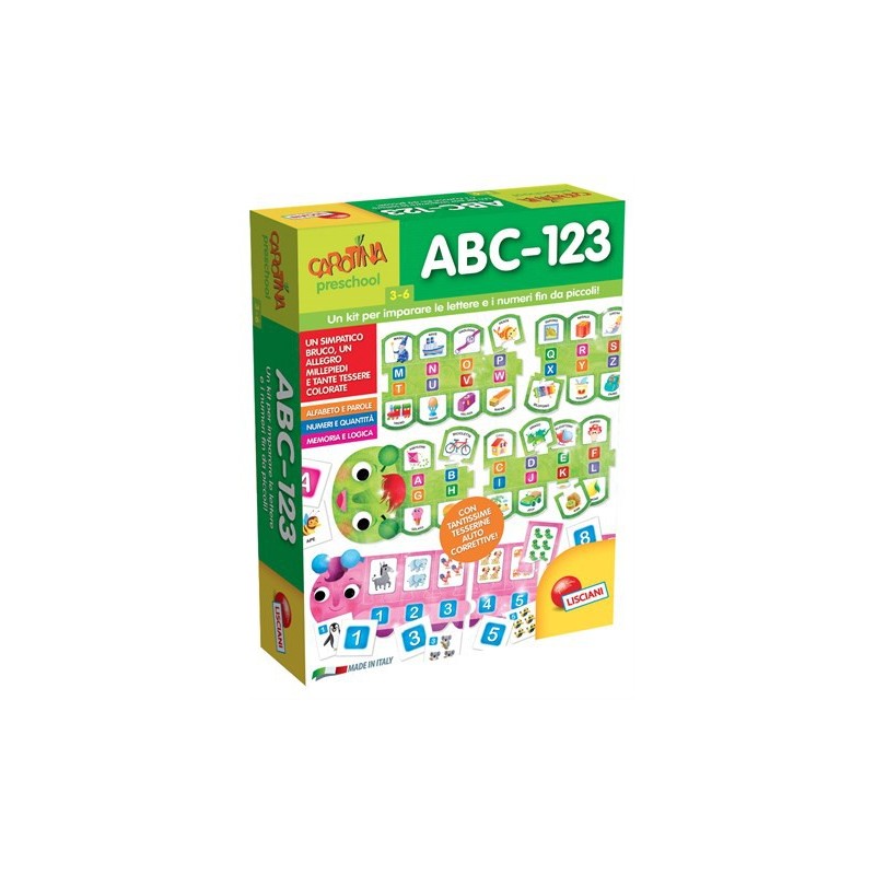 Jeu Educatifs Chiffres et Lettres ABC - 123 - Lisciani