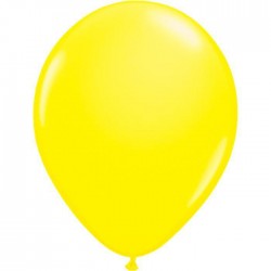 Ballons de Baudruche Fluo Jaune 50 Pièces