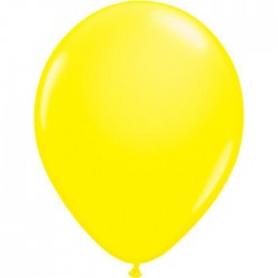 Ballons de Baudruche Fluo Jaune 25 Pièces