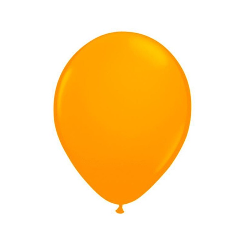 Ballons de Baudruche Fluo Orange 50 Pièces