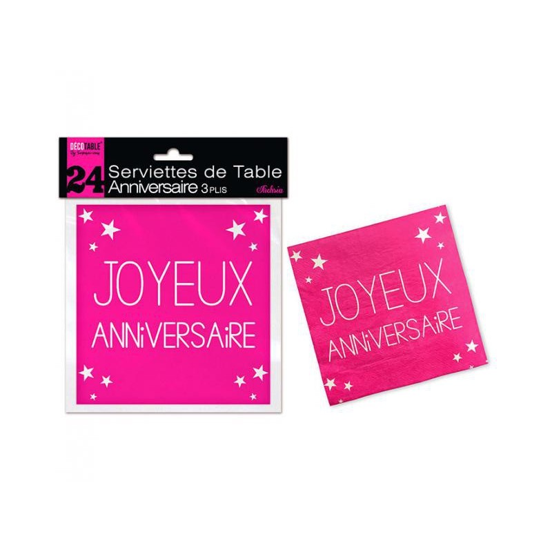 Serviette En Papier Joyeux Anniversaire 18 Ans Serviette En Papier Joyeux Anniversaire 18 Ans