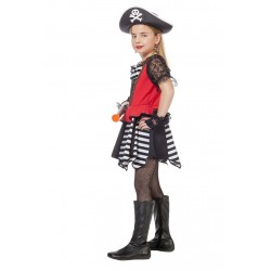 Déguisement de Pirate Fille, Taille 4-6 ans