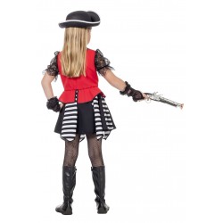 Déguisement de Pirate Fille, Taille 4-6 ans