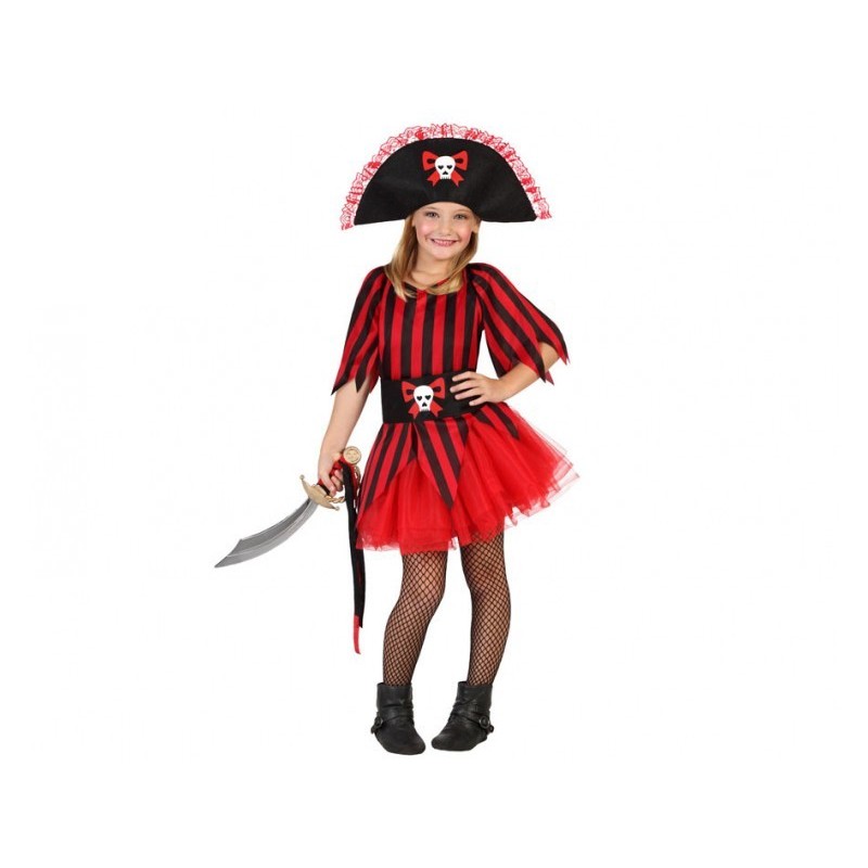 Déguisement Fille Pirate, Taille 5-6 Ans Déguisement Taille 5-6 Ans