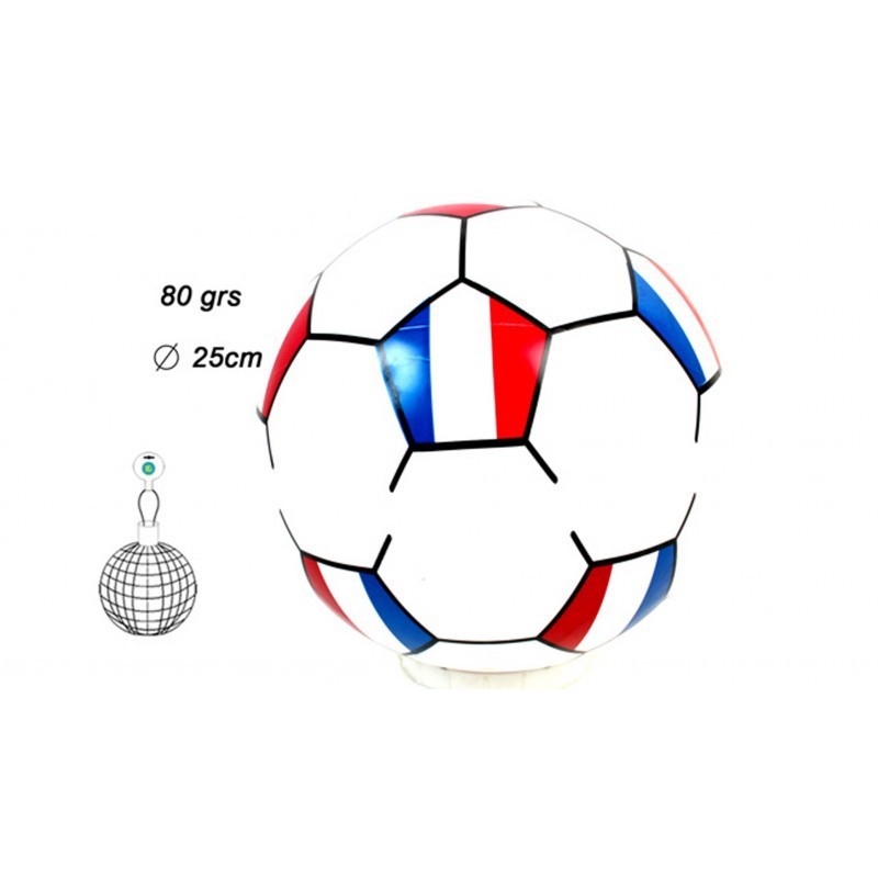 BALLON DE FOOT FLUO A GONFLER DIAMETRE 25CM