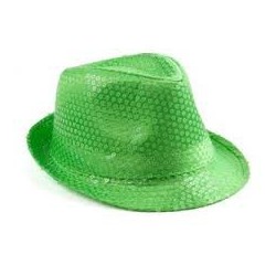 Chapeau Borsalino Paillettes Sequins Rose Fluo