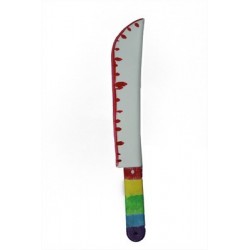 Machette de Scary Clown Ensanglantée 50cm