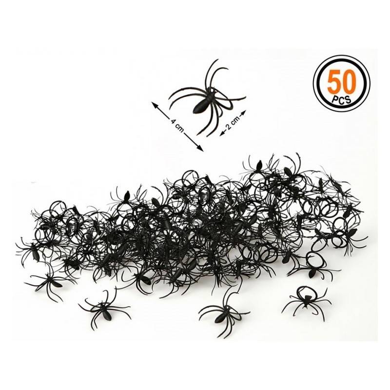 Araignée en Plastique 8 Pièces