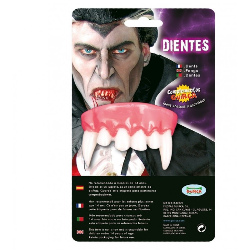 12 Pcs dents artificielles de vampire Dents De Plaisanterie Dentiers  D'halloween