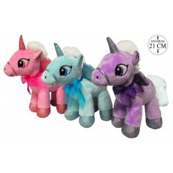 Peluche Licorne Debout 21cm