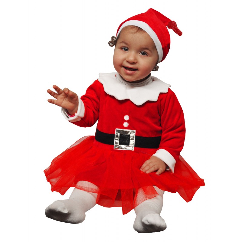 Déguisement Fille Robe de Noël 12-24 Mois