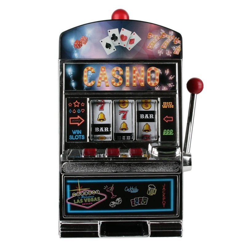 MonsterCadeaux - Machine Slot - Tirelire - Machine à sous - Bandit