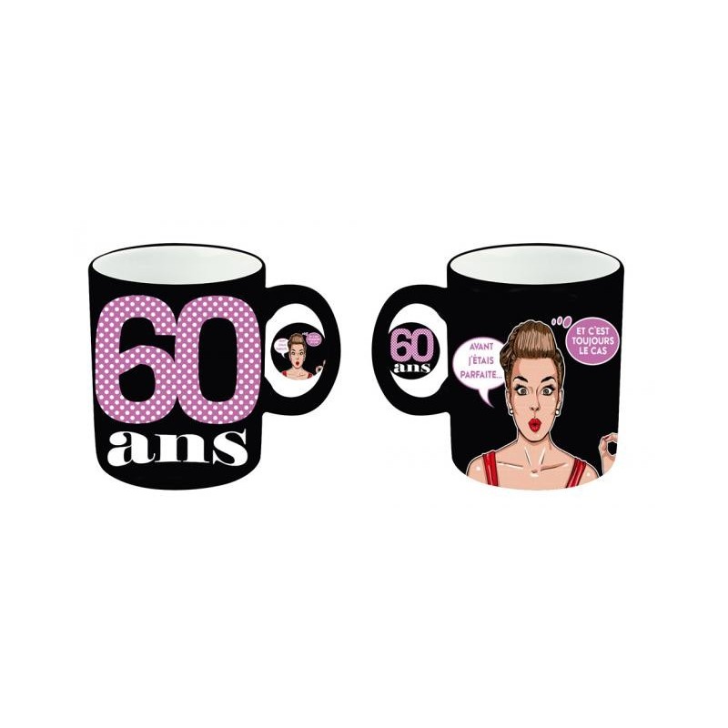 Mug Femme 60 Ans Joyeux Anniversaire Coti Jouets Fr Accesoires De Fetes Et Decoration Mug Femme 60 Ans Joyeux Anniversaire Coti Jouets Fr Accesoires De Fetes Et Decoration