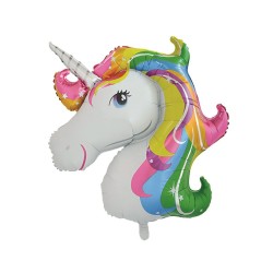 Ballon Aluminium Licorne 1 Mètre