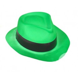 Chapeau Borsalino Gangster Fluo Vert