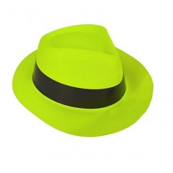 Chapeau Gangster PVC Vert Fluo - Coti Jouets, spécialiste en déguisements  et accessoires pour soirées costumées et anniversaires