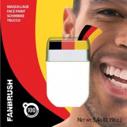 Maquillage Fanbrush Allemagne - Noir Rouge Jaune