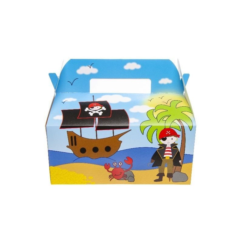 Boîtes Carton Repas Menu Enfant Pirate