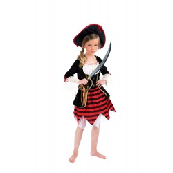 Déguisement De Pirate Fille, Taille 4-6 Ans