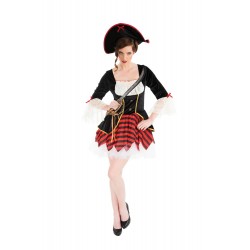 Déguisement De Pirate Fille, Taille 4-6 Ans