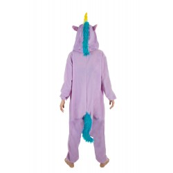 Déguisement Kigurumi Licorne Violet, Taille Unique