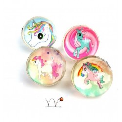 Balle Rebondissante Licorne 30mm