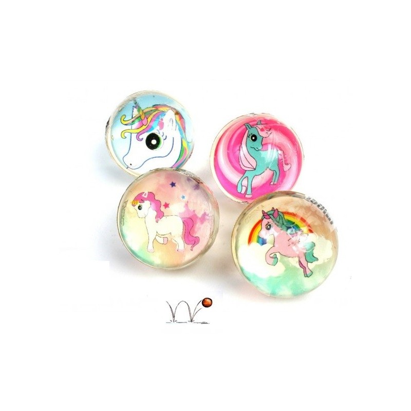 Balle Rebondissante Licorne 30mm