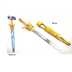 Epée Moyen-Age Dorée avec Fourreau