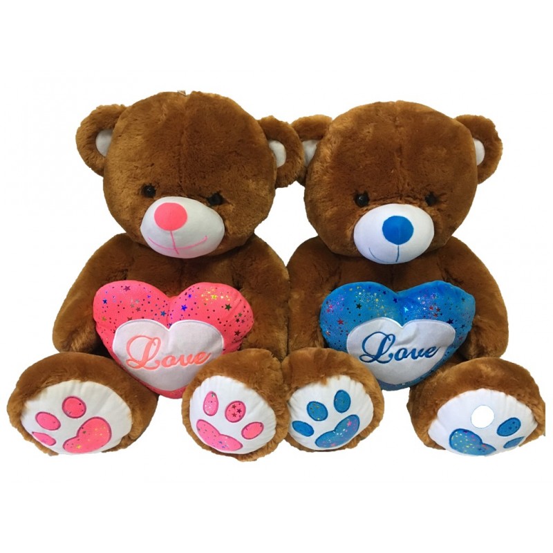 Peluche avec coeur Clearance