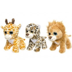 Peluche Animaux Sauvages Yeux Brillants