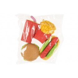 Gommes Fast Food 4 Pièces