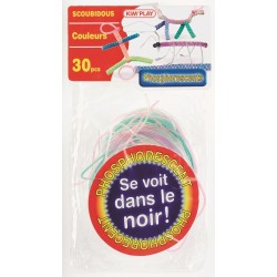 Scoubidous Multicolores Phosphorescents 30 Brins