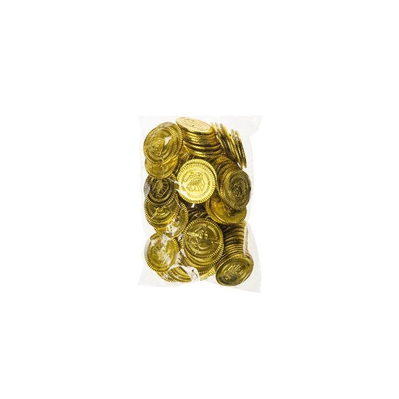100 PC pirates pièces d'or piratengeld Gold simplement dilapider trésor Set