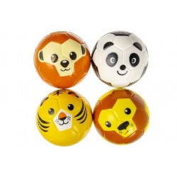 Ballon en Mousse Soft 15cm Animal - Modèles assortis singe, panda, tigre ou lion