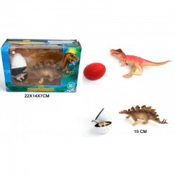 Dinosaure 15cm Avec Oeuf et...