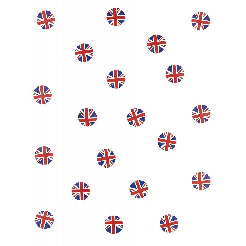 Confettis de Table Drapeau Royaume Uni 150 Pièces