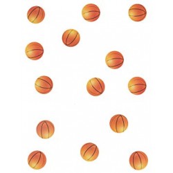 Confettis de Table Ballon de Basket 150 Pièces