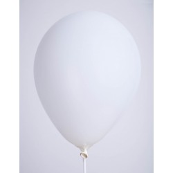 Ballons de Baudruche Opaques Blanc 25 Pièces
