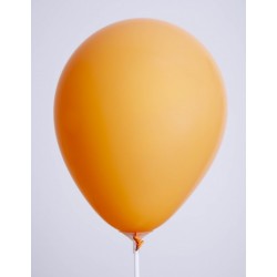 Ballons de Baudruche Opaques Orange 25 Pièces
