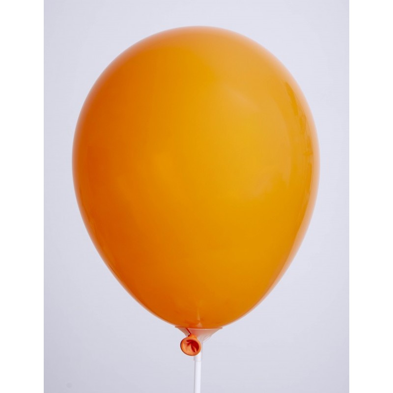 Ballons de Baudruche Cristal Orange 25 Pièces