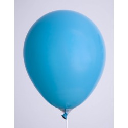 Ballons de Baudruche Opaques Bleu Turquoise