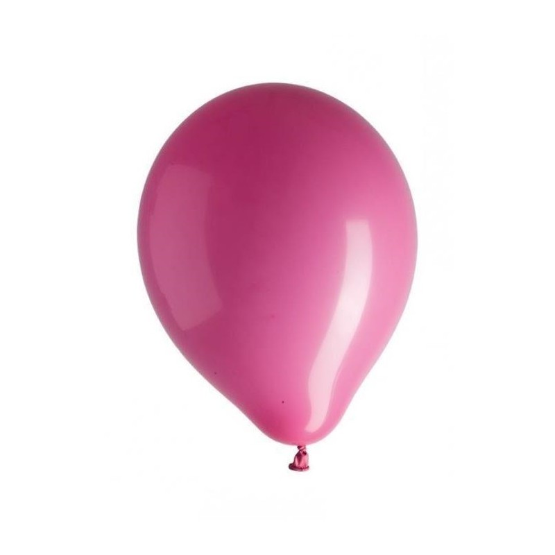 Ballons de Baudruche Métalliques Rose Fuschia