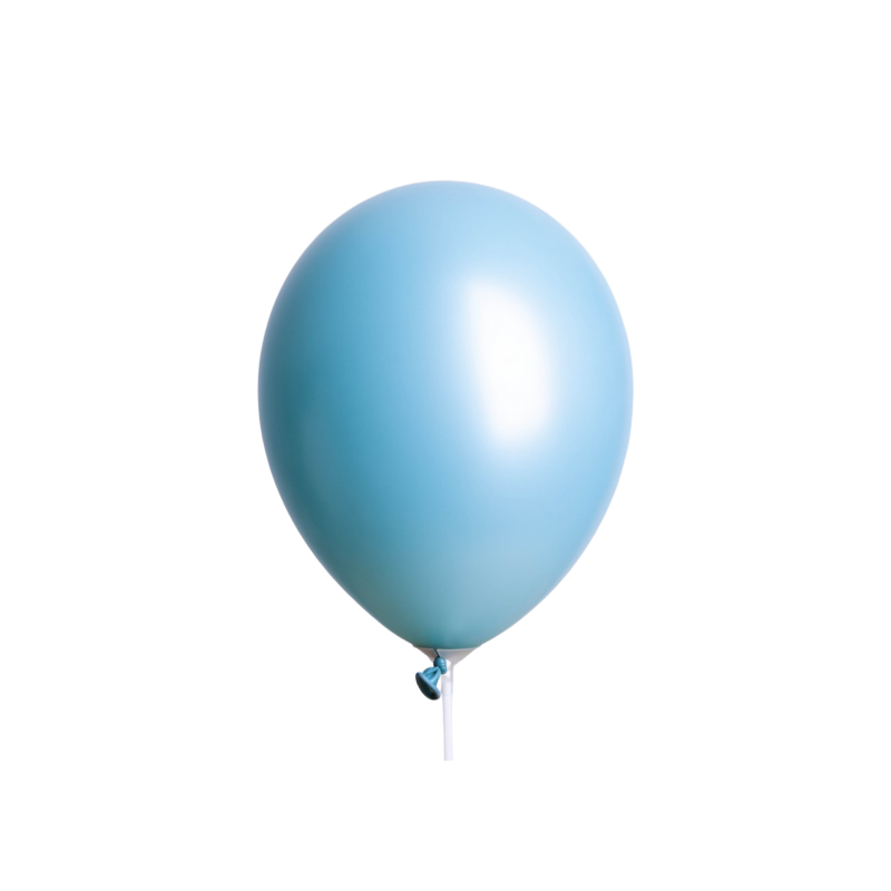 25 Ballons Métallisés Bleu Lagon Pour vos Fêtes, Anniversaire et Décoration  - Coti-Jouets