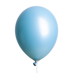 Ballons de Baudruche Métalliques Bleu Lagon