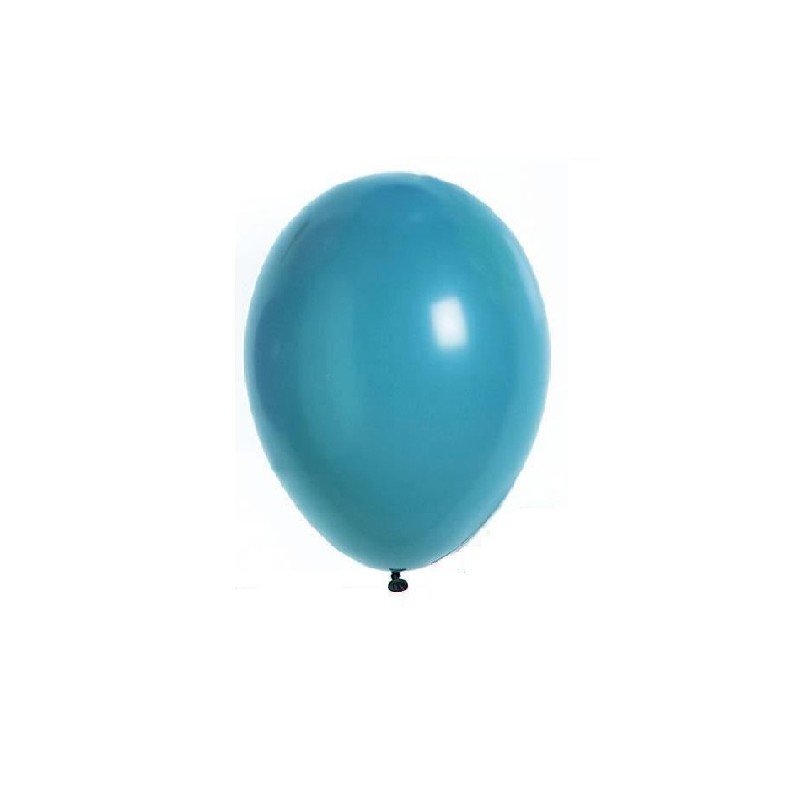 Ballons de Baudruche Métalliques Bleu Turquoise