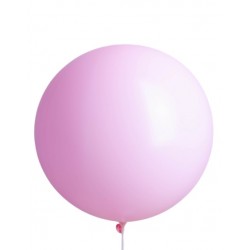Ballon de Baudruche Opaque Géant Rose Bonbon