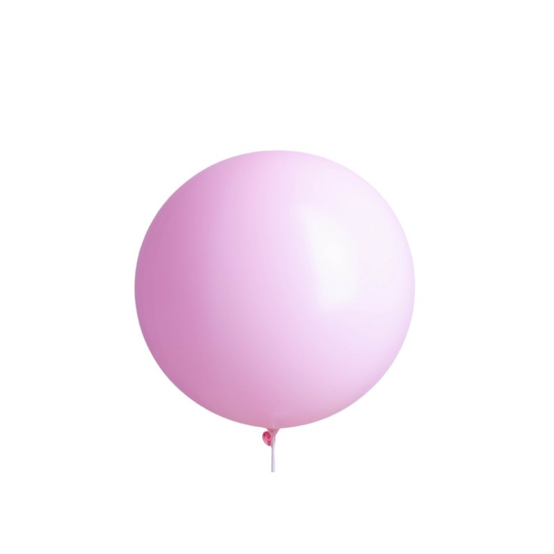 Ballon de Baudruche Opaque Géant Rose Bonbon