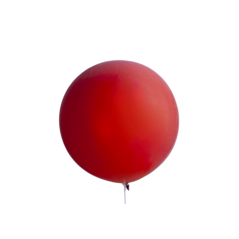 Ballon De Baudruche Opaque Géant Rouge